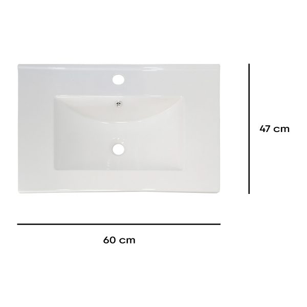 LAVAMANOS BLANCO 60X47 SOBREPONER