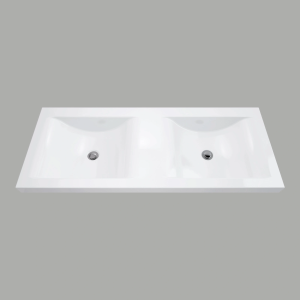 LAVAMANOS SIENA 124X48 BRILL BLANCO SOBREPONER