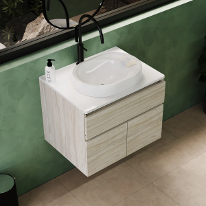 LAVAMANOS DOHA 45X33 SOFT MATE NATURAL - Image 2