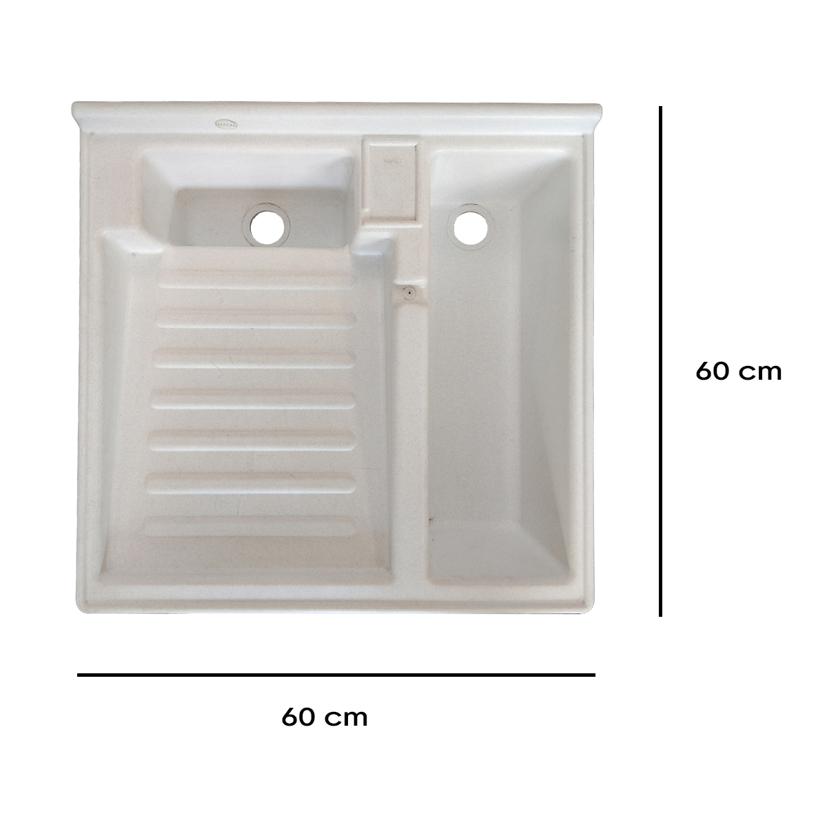 LAVADERO PLASTICO 60X60 CMS CON TANQUE - Image 2
