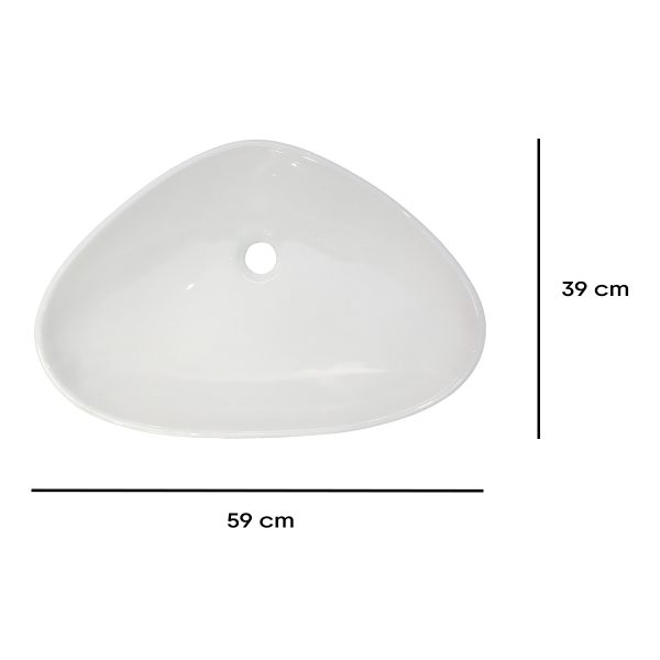 LAVAMANOS TRIANGULAR BLANCO