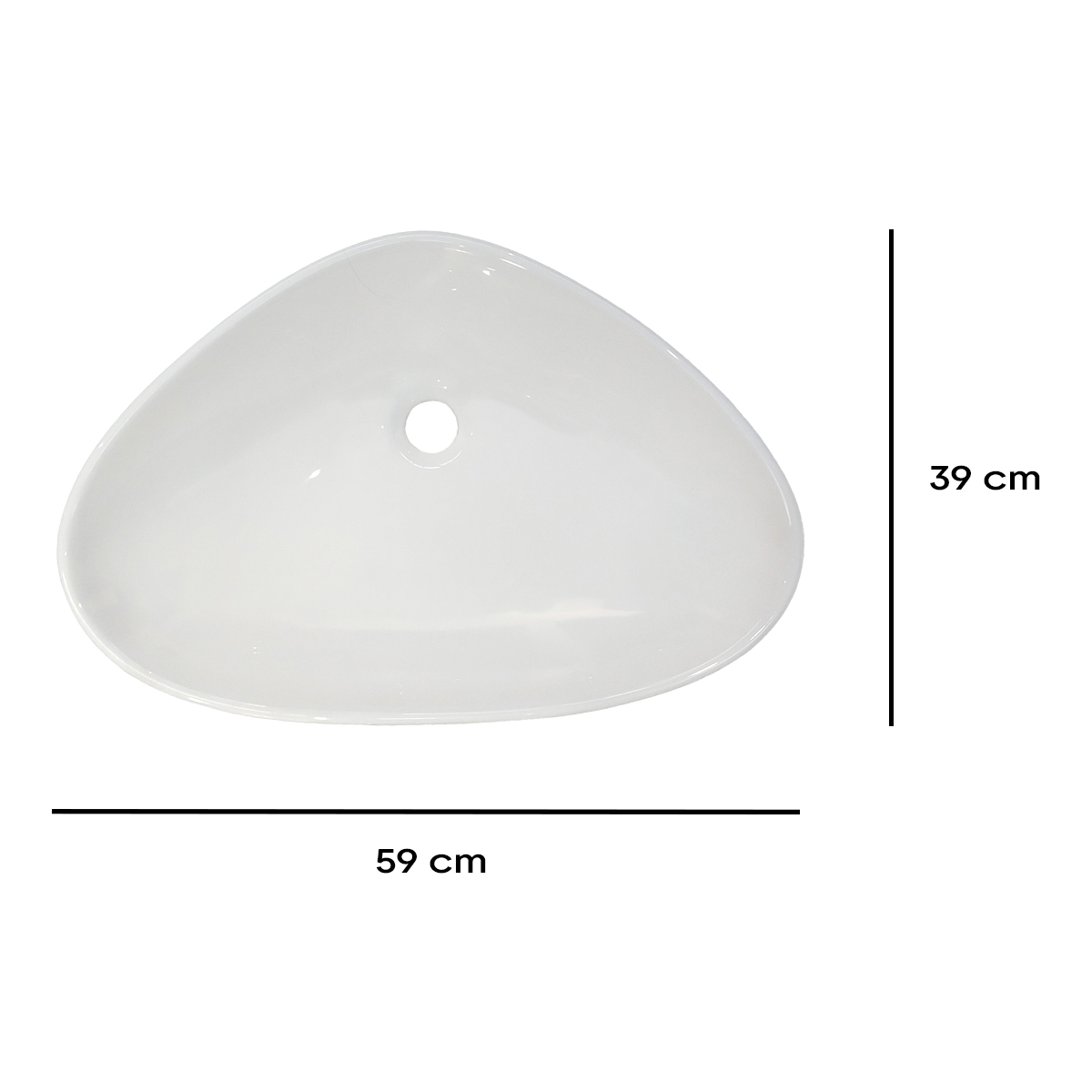 LAVAMANOS TRIANGULAR BLANCO - Image 2
