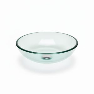 LAVAMANOS VIDRIO TRANSPARENTE 38 CM