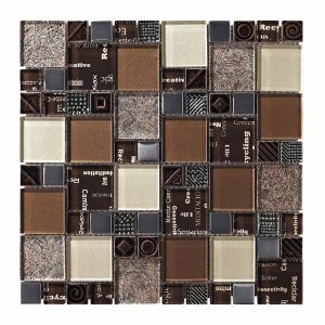 MALLA CARNAVAL BROWN 30X30 CM