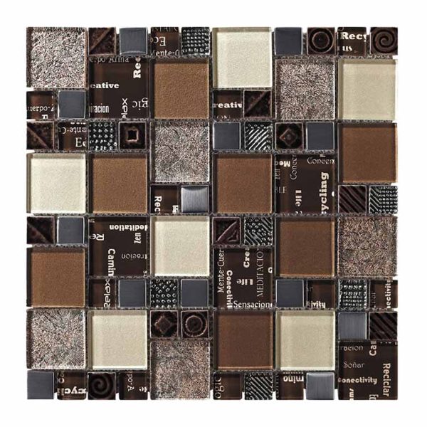 MALLA CARNAVAL BROWN 30X30 CM