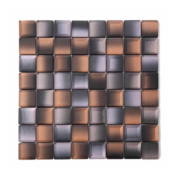 MALLA PRISMA BROWN 30X30 CM