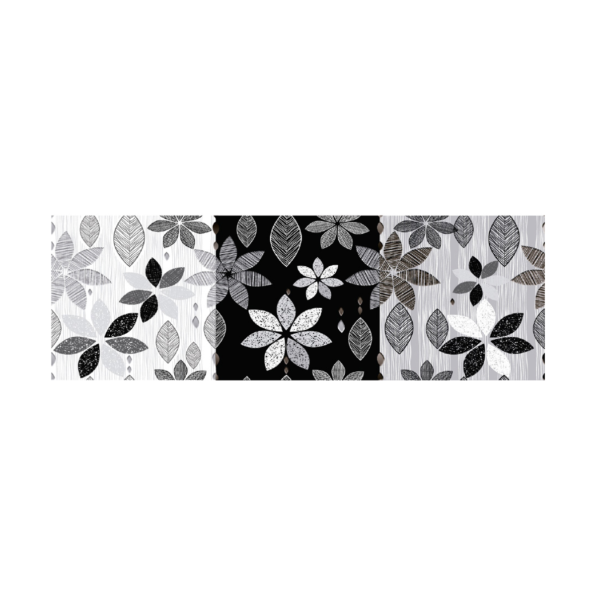 DECORADO MARGOT NEGRA 15X45 CM - Image 1