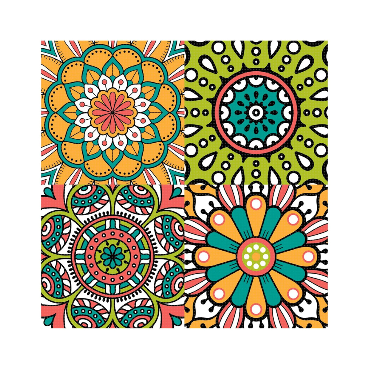 DECORADO SURAT MULTICOLOR 20X20 CM - Image 1