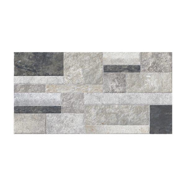 PARED FACHADA ARAUCANA GRIS 31X60 CM