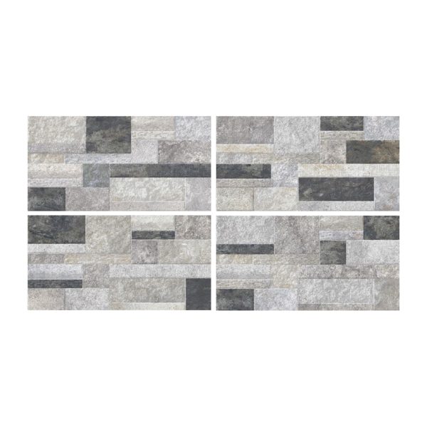 PARED FACHADA ARAUCANA GRIS 31X60 CM