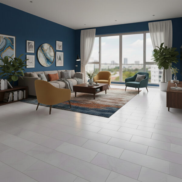 PISO Y PARED OXFORD WHITE 30.5X60 CM