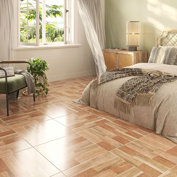 PISO MADERA MADAGASCAR SHERRY 61X61 EN SEGUNDA