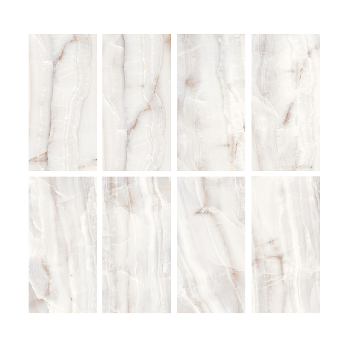 PORCELANATO ESMALTADO MARBLE ONIX WHITE 60X120 CM - Image 3