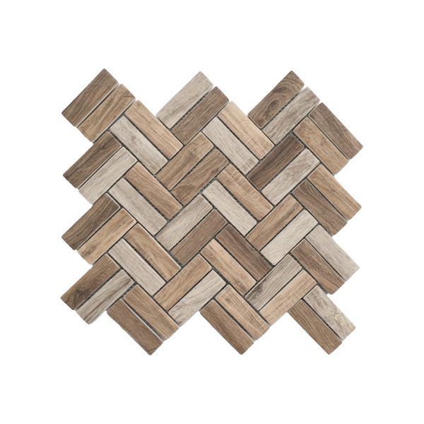 MALLA BOSCO CHEVRON CAFÉ 28X31 CM