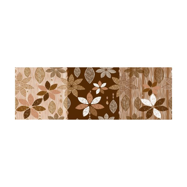 DECORADO MARGOT MARRON 15X45 CM