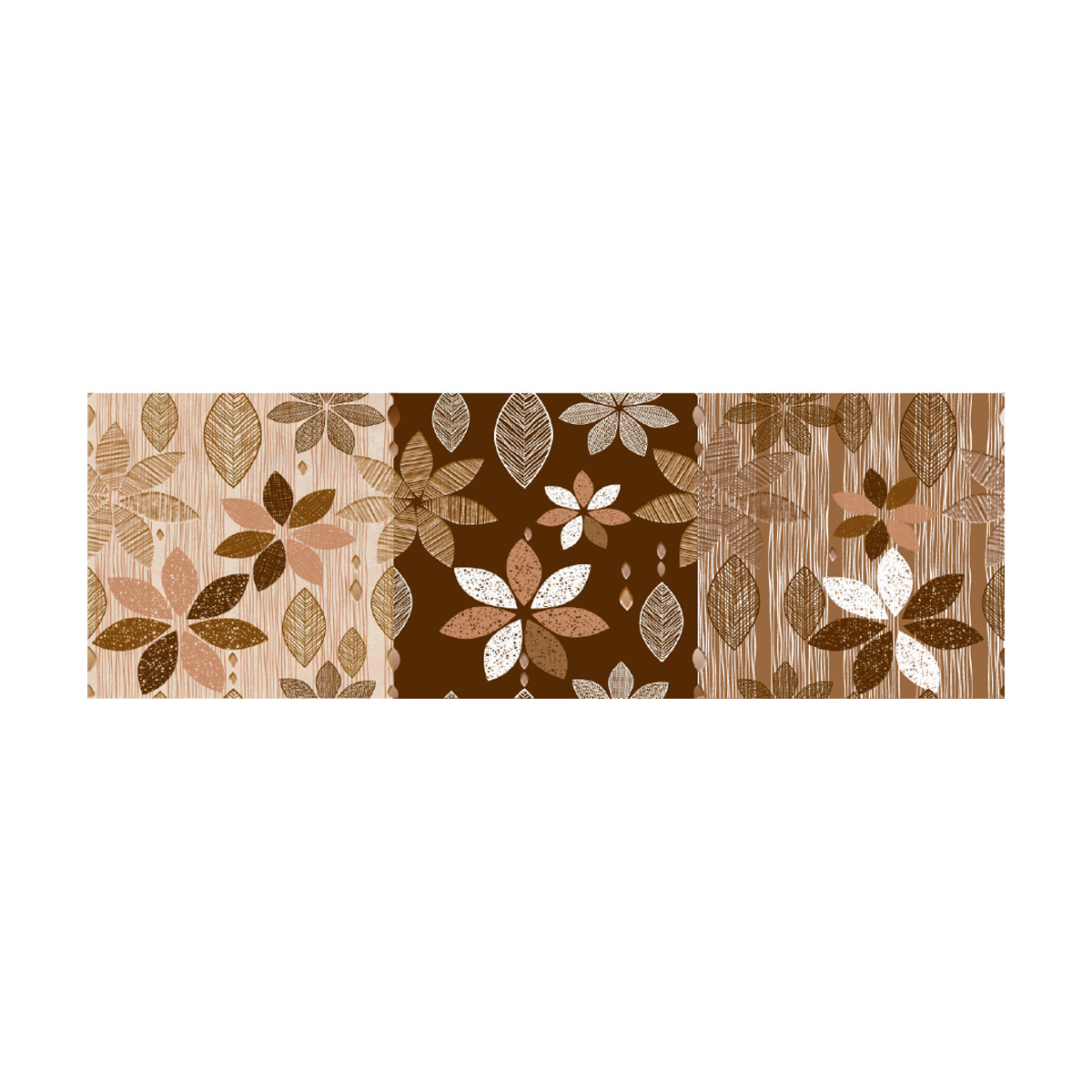 DECORADO MARGOT MARRON 15X45 CM - Image 1