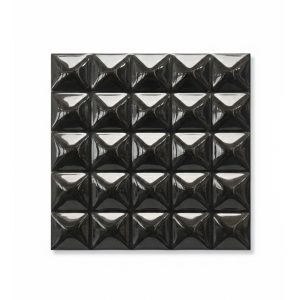 DECORADO DOLMEN BLACK 25X25 CM