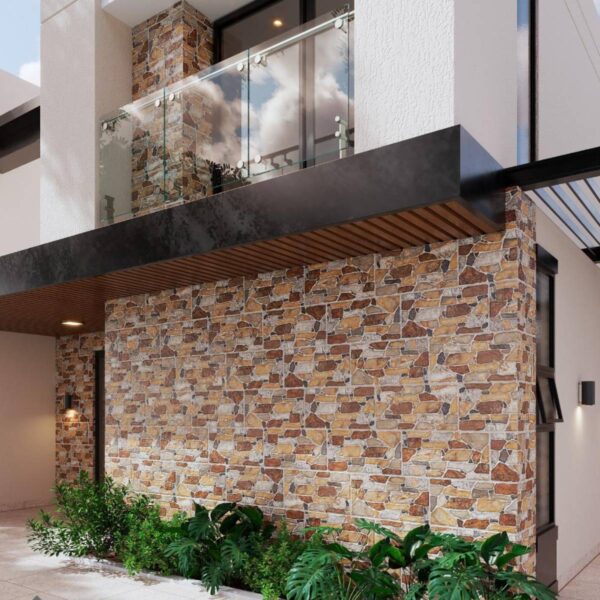 PARED PIEDRAS FLORESTA TERRA 31X60 CM