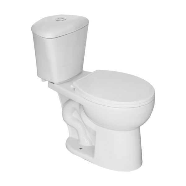 A50. COMBO SANITARIO MUKURA REDONDO BLANCO DE CINCO PIEZAS