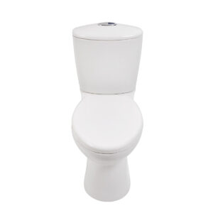 C22. COMBO SANITARIO AQUAPRO BLANCO DE CINCO PIEZAS - Image 2