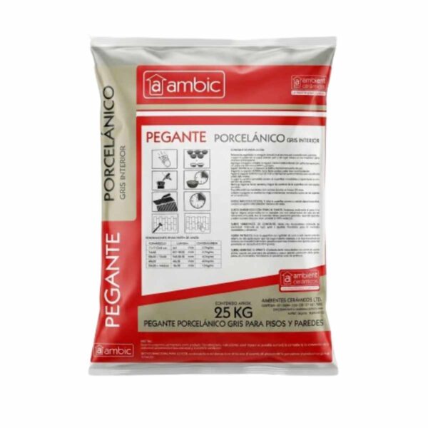 PEGANTE PORCELANICO INTERIOR GRIS AMBIC