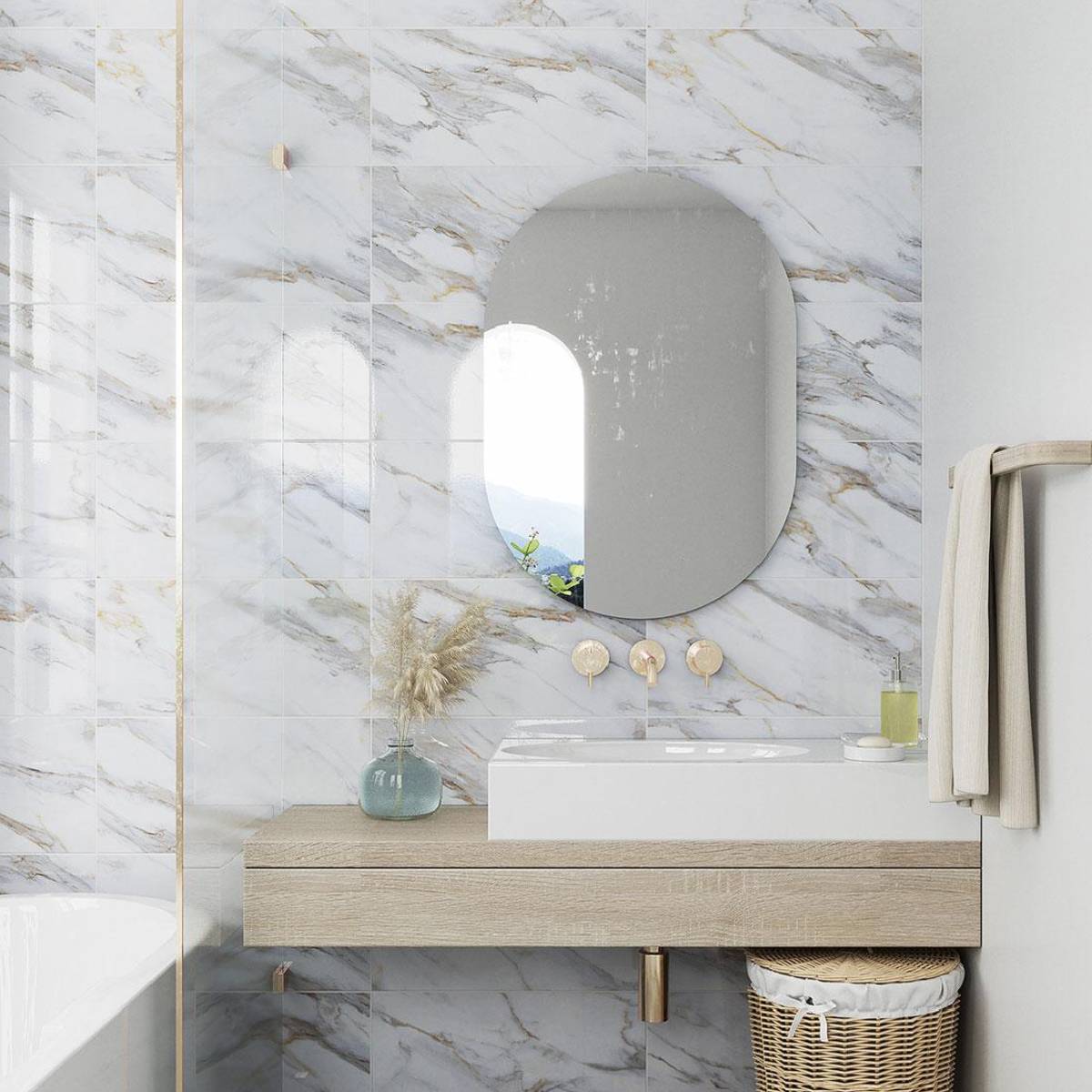PARED ARTICA BLANCO 31X60 - Image 2