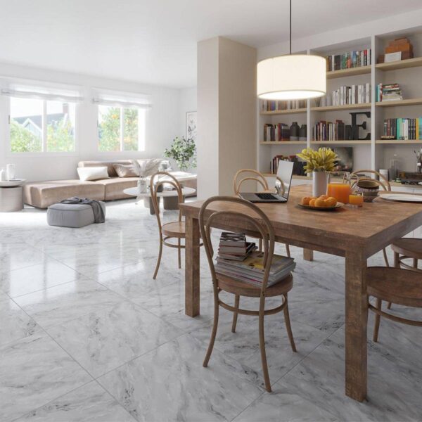 PISO MARMOL SABANA NIEVE 60X60