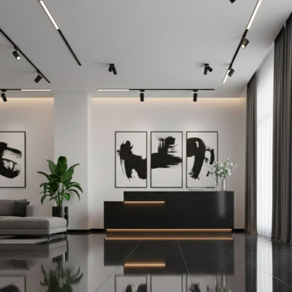 PORCELANATO MINUIT-B NEGRO 60X120 - Image 2