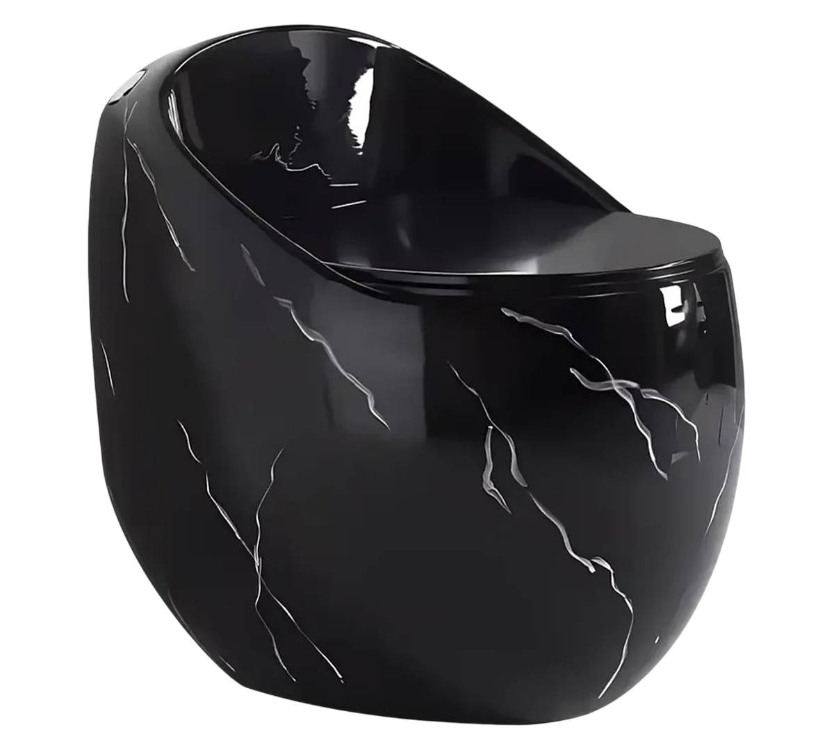 SANITARIO 1 PZ LUZURY CALACATA BLACK BQ013 - Image 1
