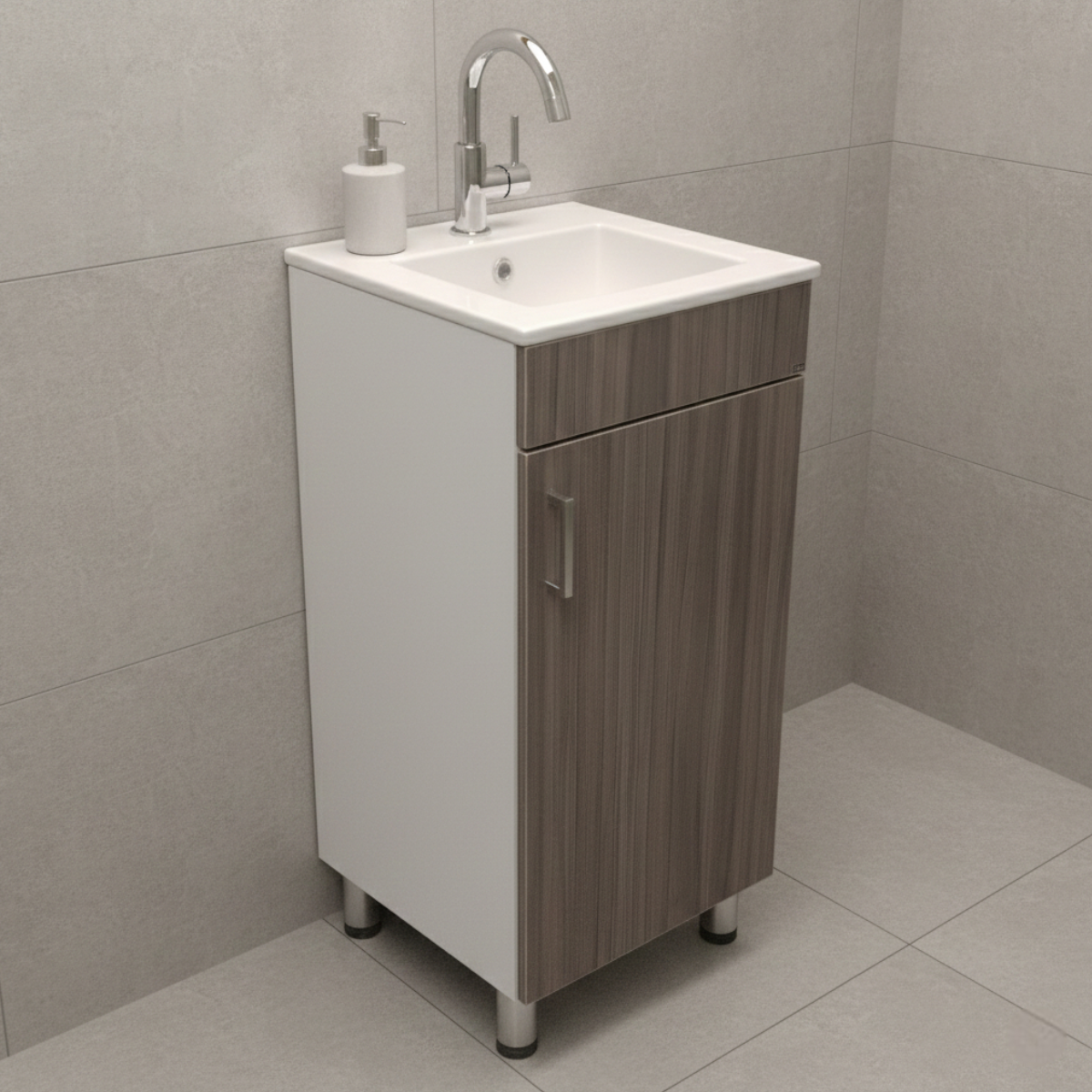 MUEBLE ECO LONDRES BLANCO/HUMO - Image 1
