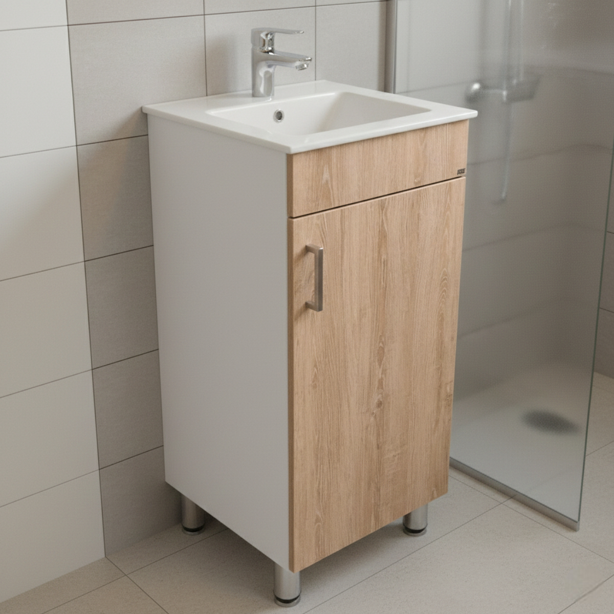 MUEBLE ECO LONDRES BLANCO/VIENES - Image 1