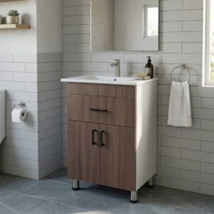 MUEBLE LISBOA BLANCO/NUEZ AMB