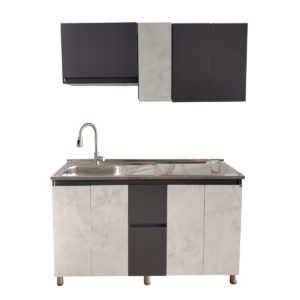 COCINA MARMORO GRAFO DE 1.50 SIN MESON - Image 2