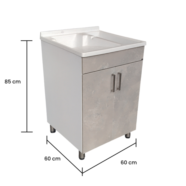 MUEBLE SIN LAVADERO LUNAR 60X60 AMB