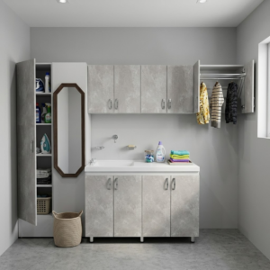 MUEBLE INFERIOR LUNAR PARA AREA LAVADO AMB