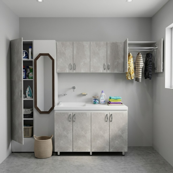 MUEBLE INFERIOR LUNAR PARA AREA LAVADO AMB